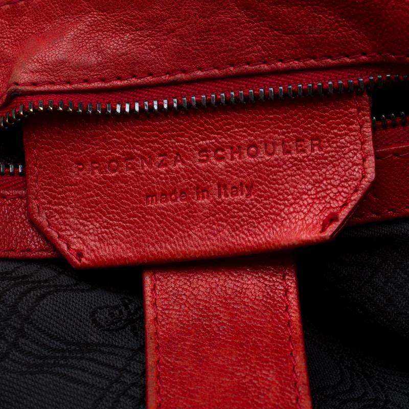 Proenza Schouler Red Leather Large PS1 Top Handle Bag 1