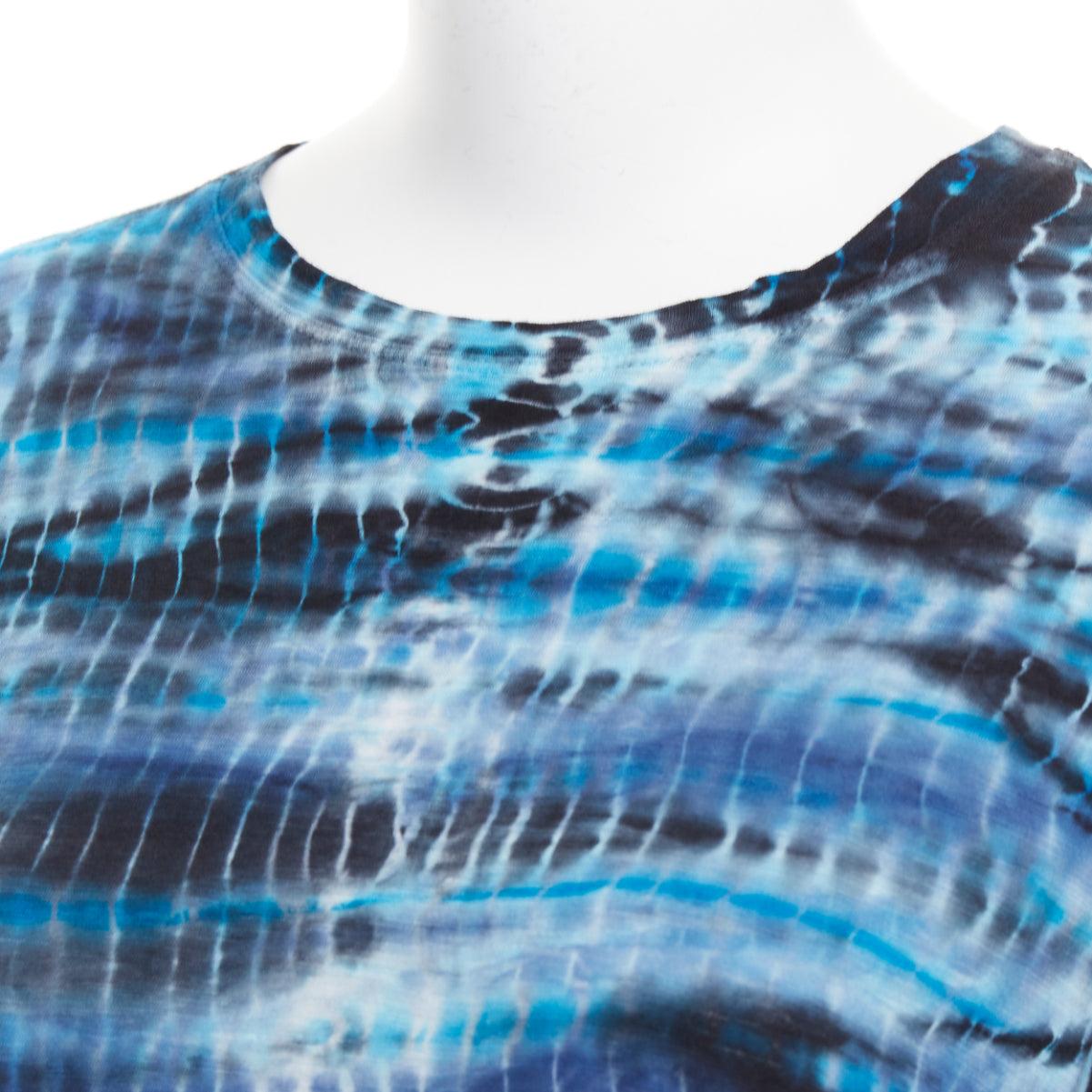 PROENZA SCHOULER Signature blue tie dye cotton long sleeve crew top M
Reference: NKLL/A00504
Brand: Proenza Schouler
Material: Cotton
Color: Blue
Pattern: Tie Dye
Closure: Pullover
Made in: United States

CONDITION:
Condition: Excellent, this item
