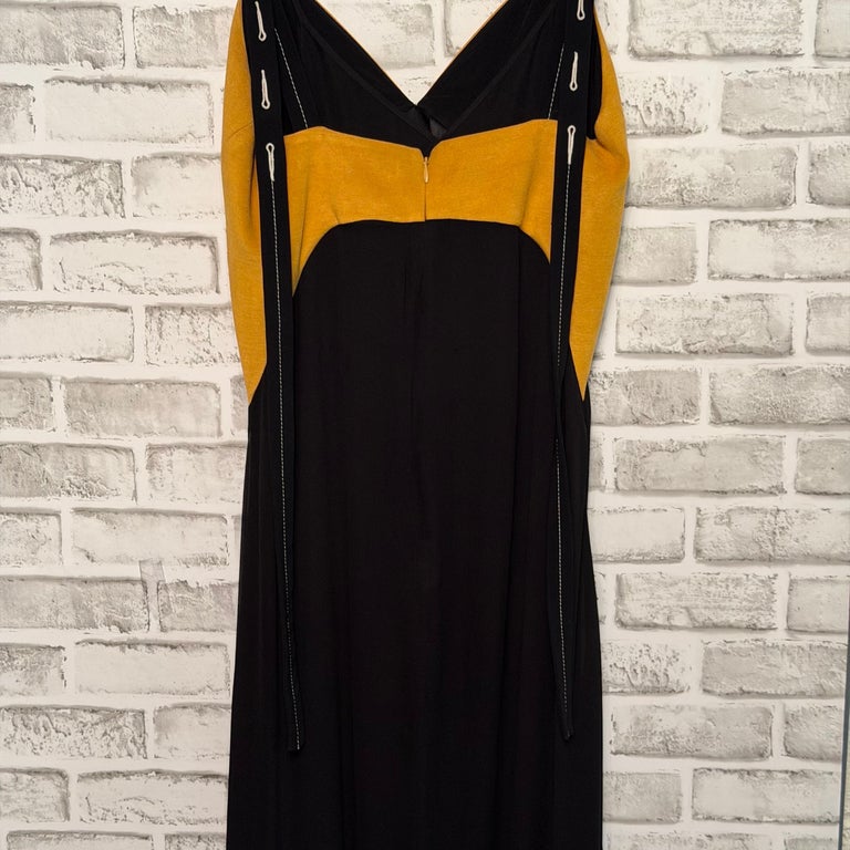proenza schouler crochet maxi dress Proenza Schouler Beaded Crochet And Velvet-Trimmed Silk-Chiffon Maxi Dress  In Black - 70% Off