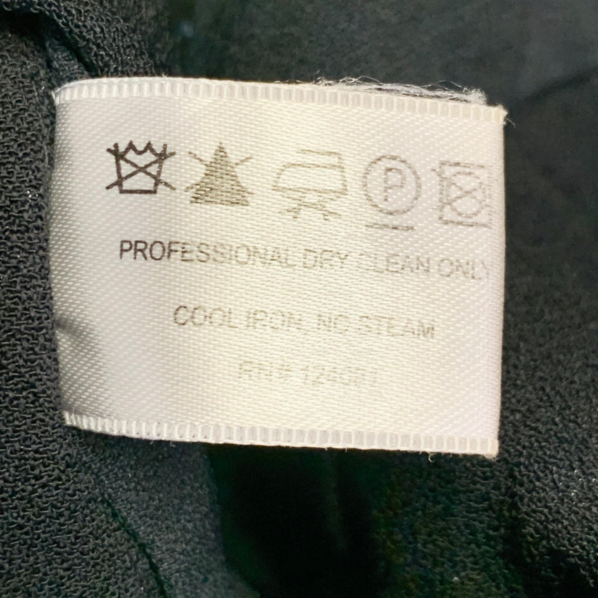 PROENZA SCHOULER Taille 4 Robe sans manches en viscose texturée noir et blanc en vente 2