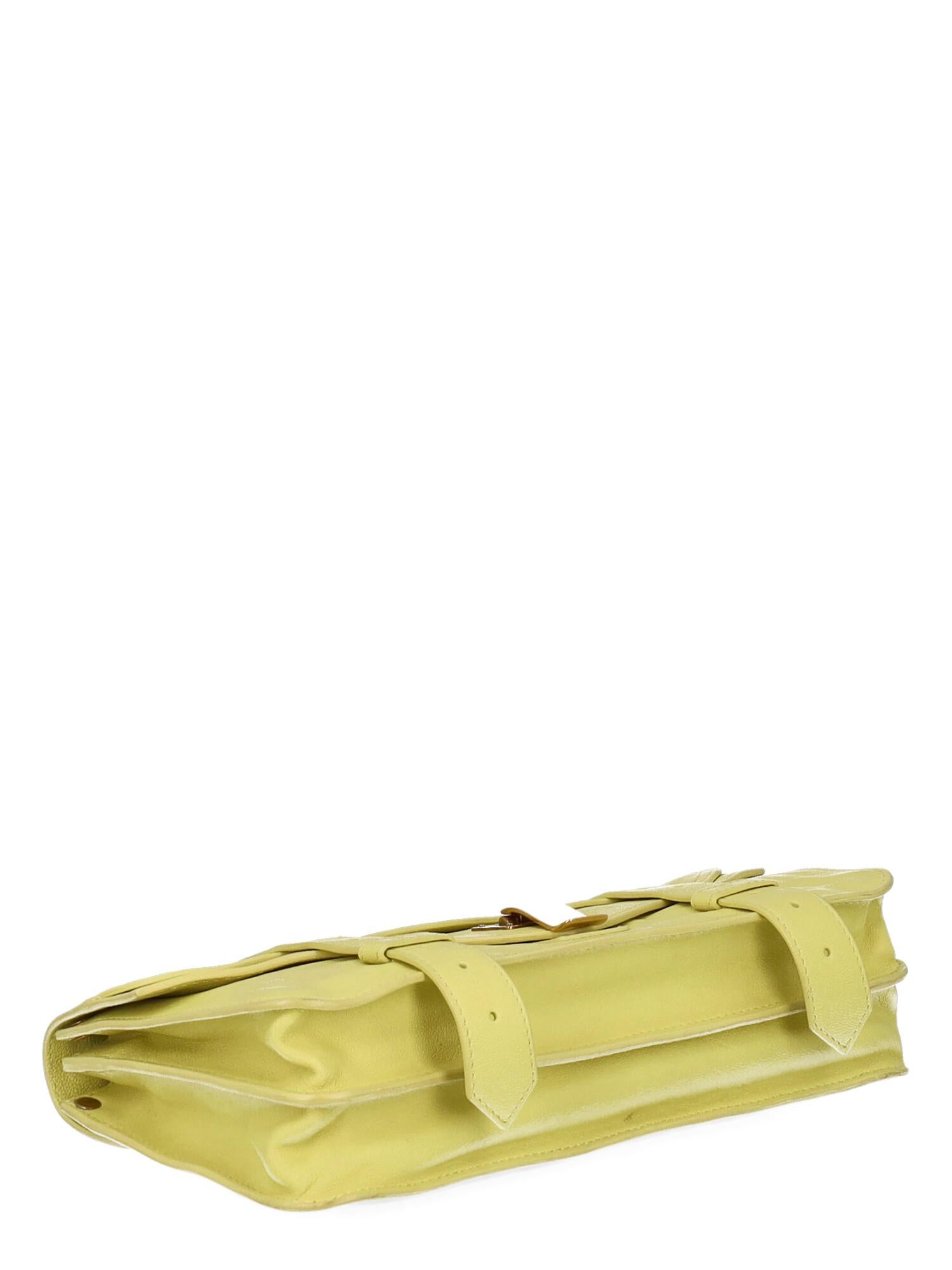 Proenza Schouler Women Handbags Ps1 Yellow Leather  For Sale 1