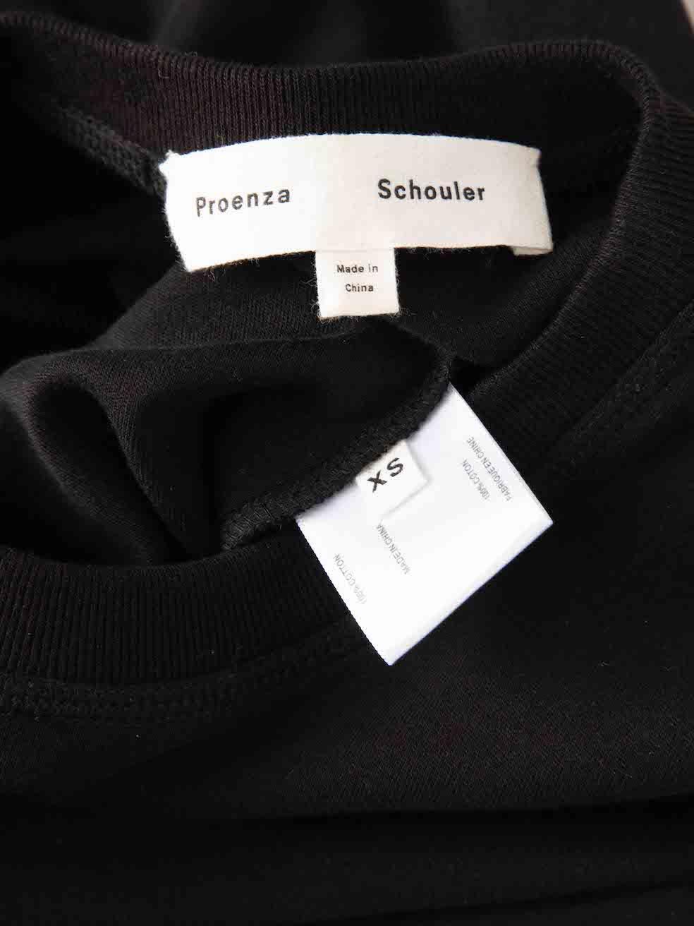 Proenza Schouler Women's Black Buttoned Waist Knee Length Dress For Sale 1