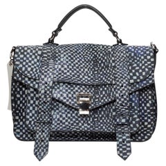  Proenza Schouler x Harmony Korine Navy & White PS1 Bag