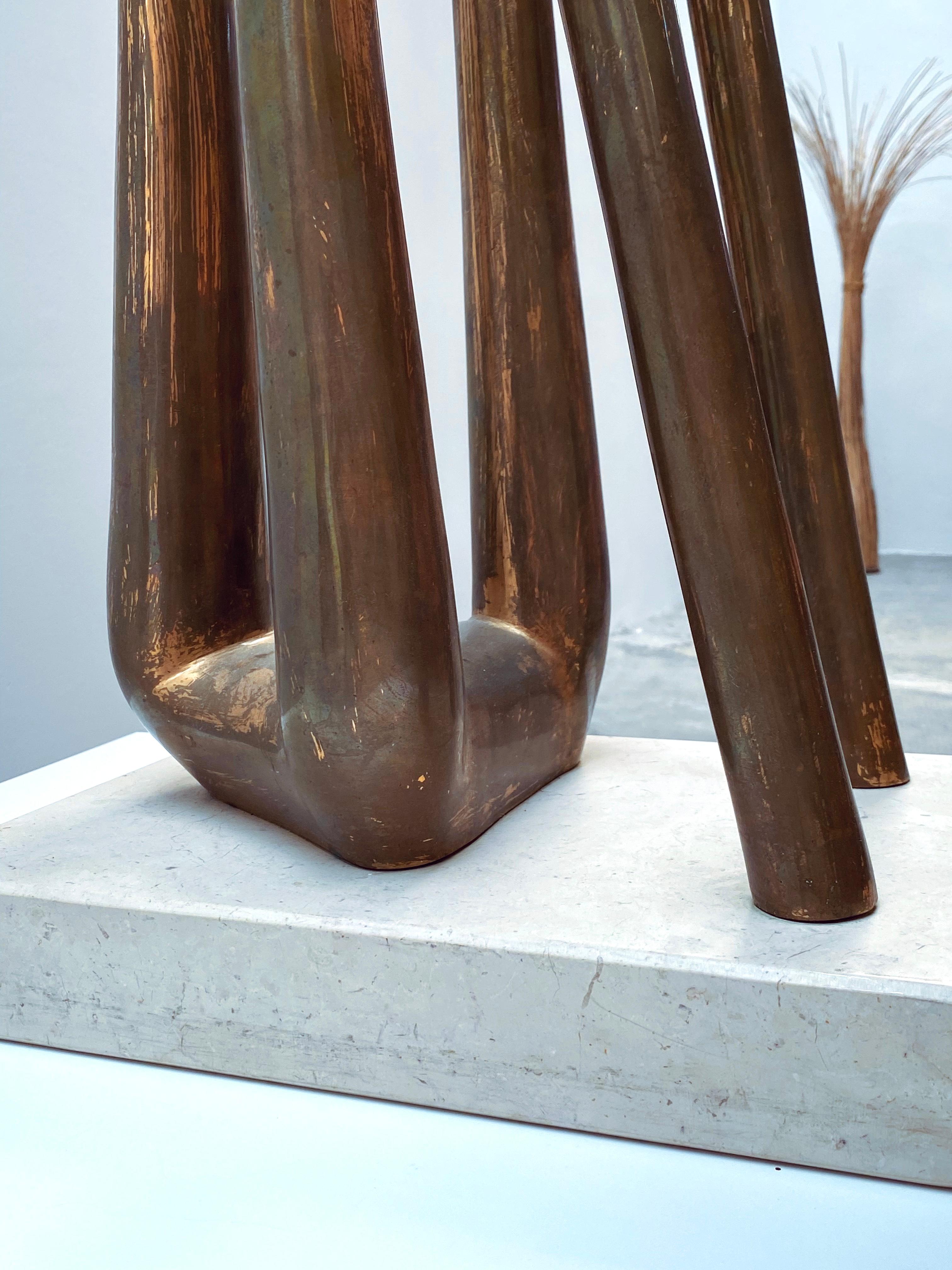 ANSELMO OBLETTER SCULPTURE EN BRONZE FEMME NUE STYLISÉE Excellent état - En vente à Reutlingen, DE