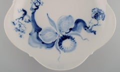 Prof. Heinz Werner for Meissen, Bowl in Porcelain with Orchid, 1977-78