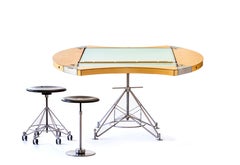 Prof. Rouge Ekkehard Fahr, illuminated work table “lite”, 1985