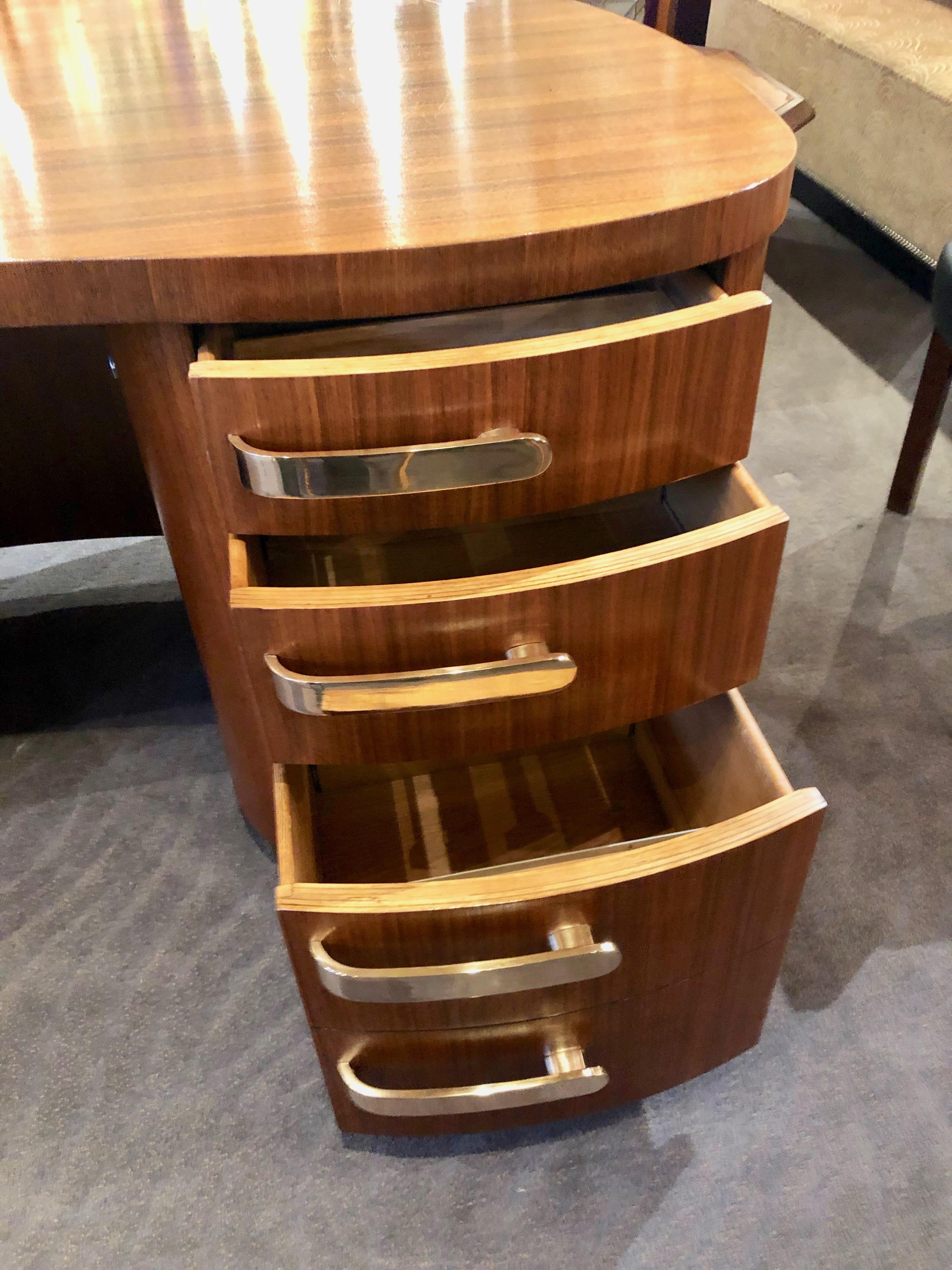 Mid-Century Modern Professional Art Deco Midcentury Desk by Stow and Davis