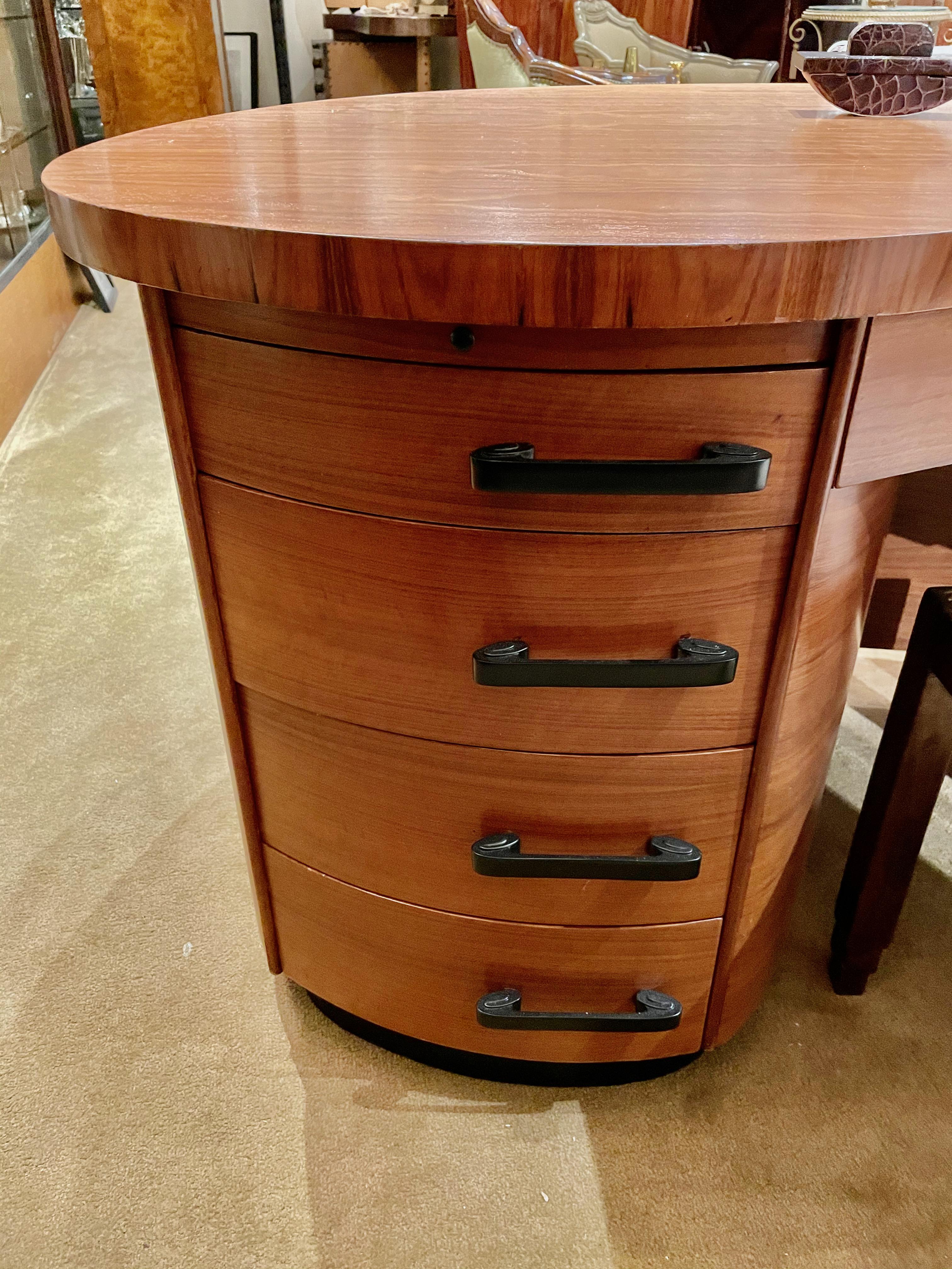 Walnut Professional Midcentury Desk by Stow and Davis