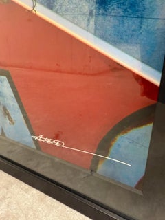 Professional Framed Photo of Iconic "Lost Vegas" Neon Sign Boneyard