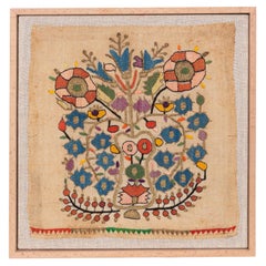 Professionally Framed Antique Ottoman embroidery, L 19th C.