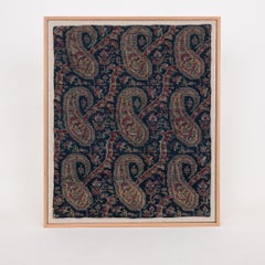 Professionally Framed Indian Kashmir Shawl Fragment, India, 19th Century.
