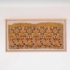 Professionell gerahmtes marokkanisches Gürtelfragment, frühes 20. Jahrhundert.