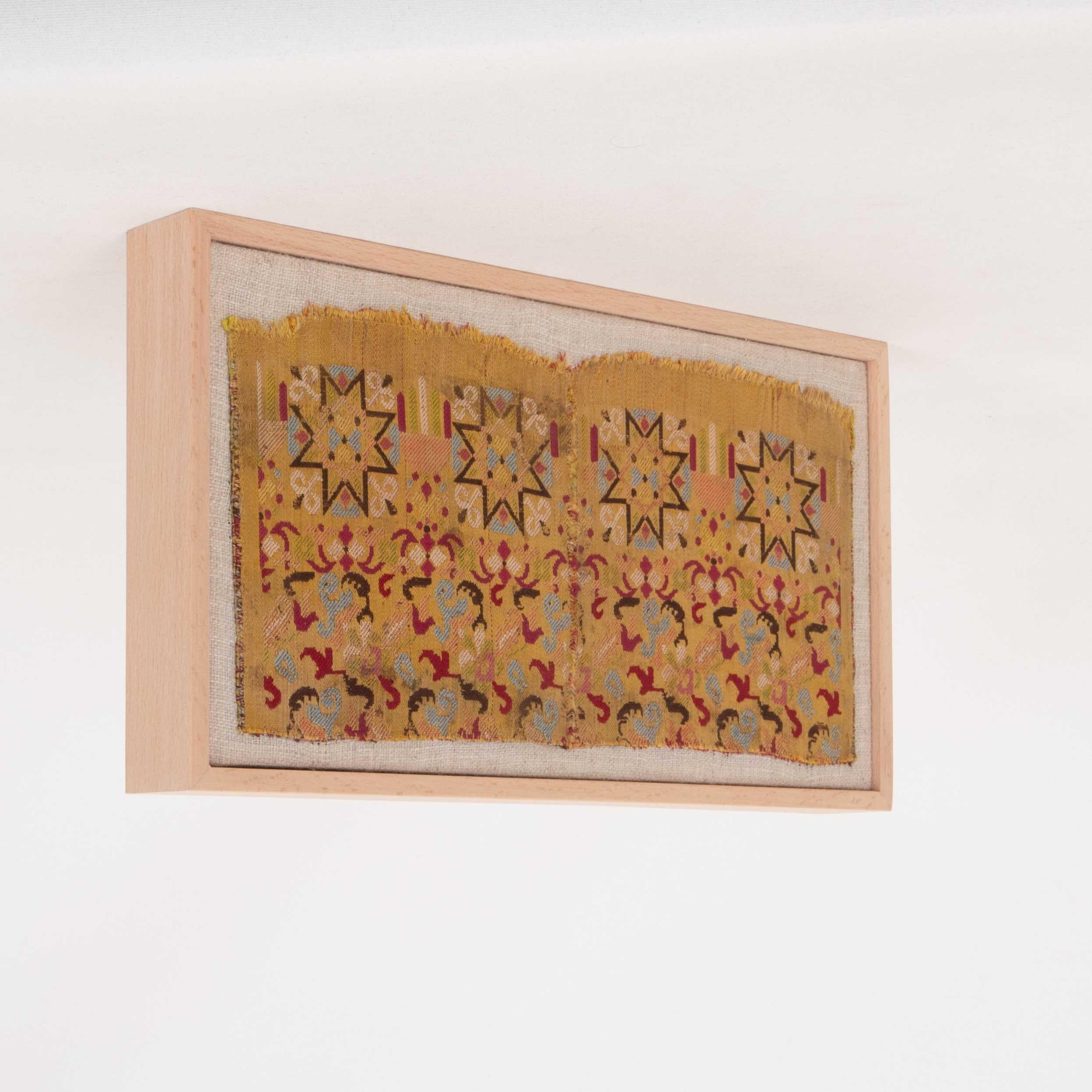 Professionally Framed Moroccan Belt Fragment, Early 20th C. In Fair Condition For Sale In Istanbul, TR