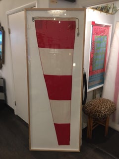 Professionally Framed WW II Nautical Signal Flag