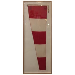Professionally Framed WW II Nautical Signal Flag