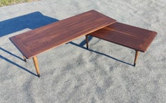 Professionally Refinished Andre Bus for Lane 'Switchblade' Pivoting Coffee Table