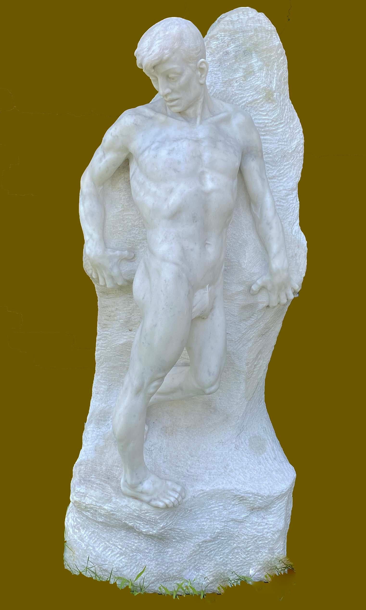 PROFESSOR ENRICO GARIBALDI Nude Sculpture - L'ABISSO