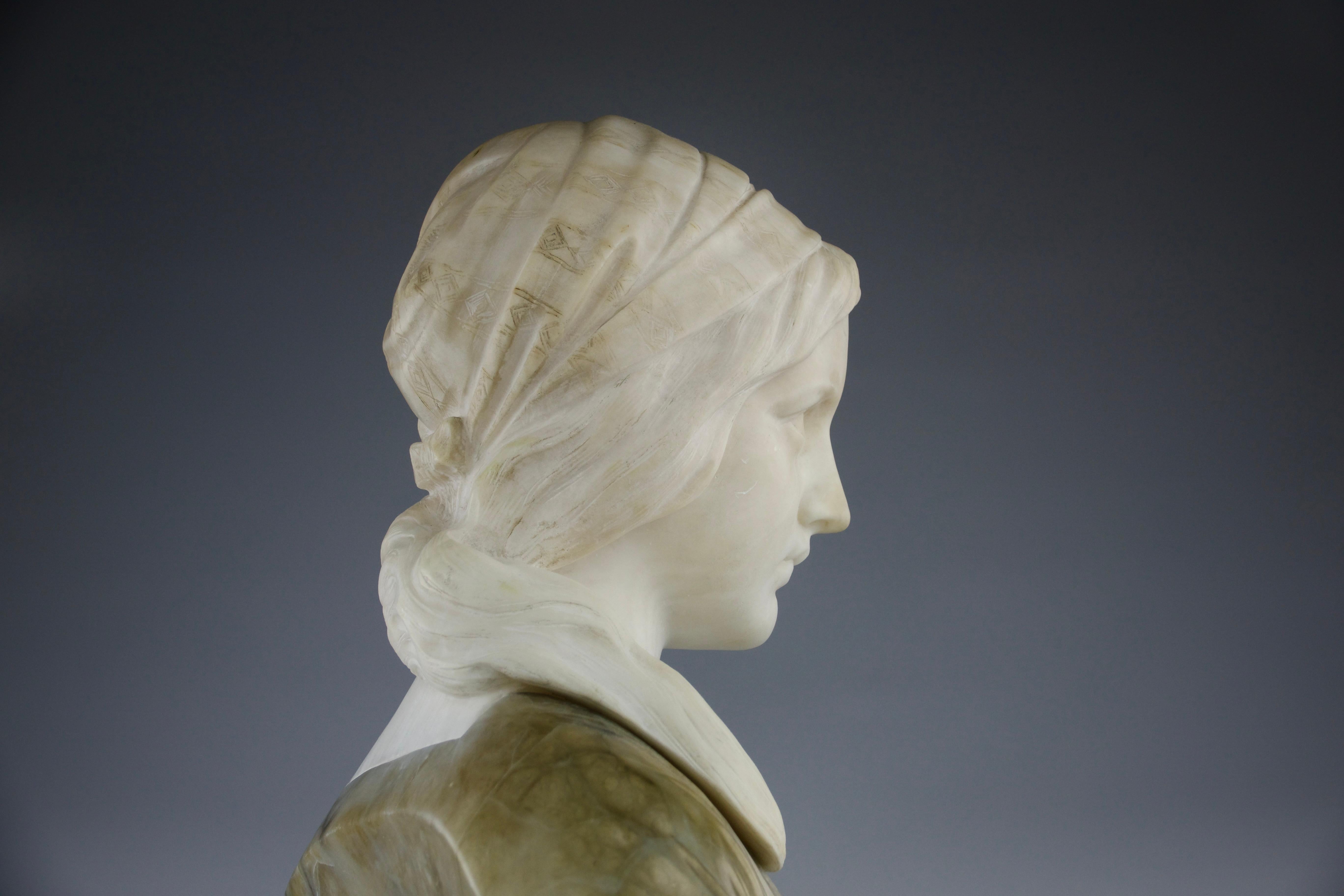 Professore Giuseppe Bessi, Marble Bust 