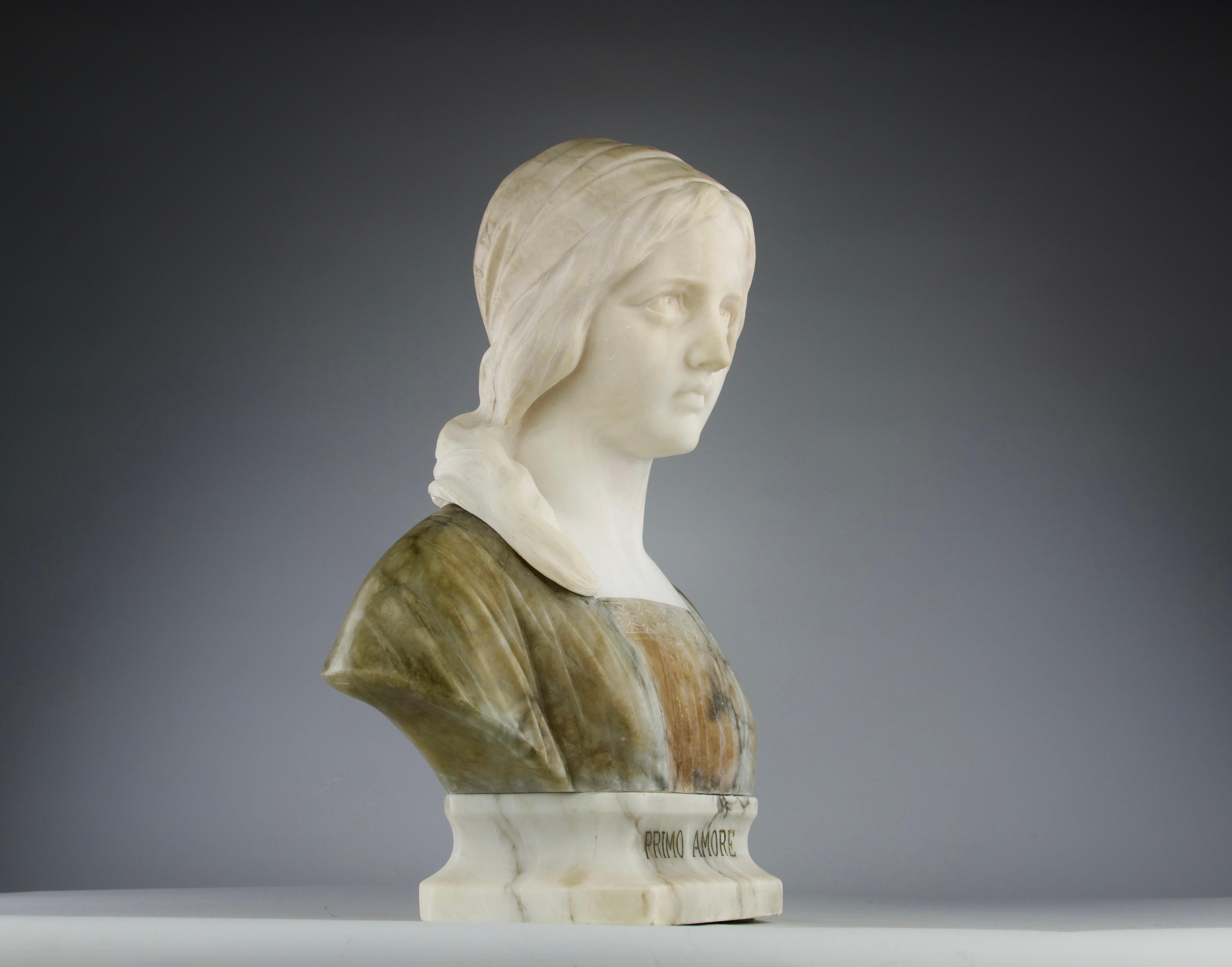 Professore Giuseppe Bessi, Marble Bust 