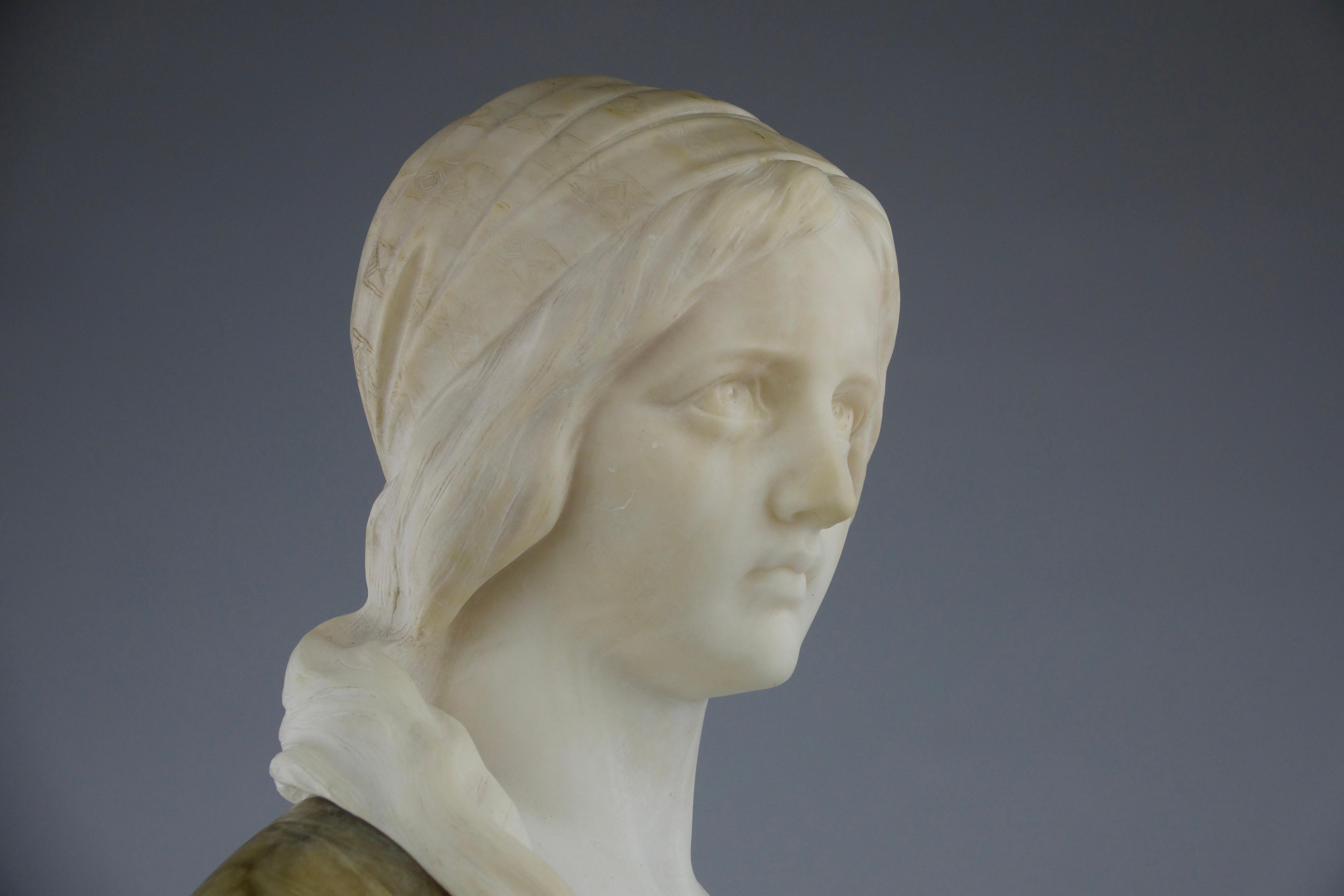 Professore Giuseppe Bessi, Marble Bust 