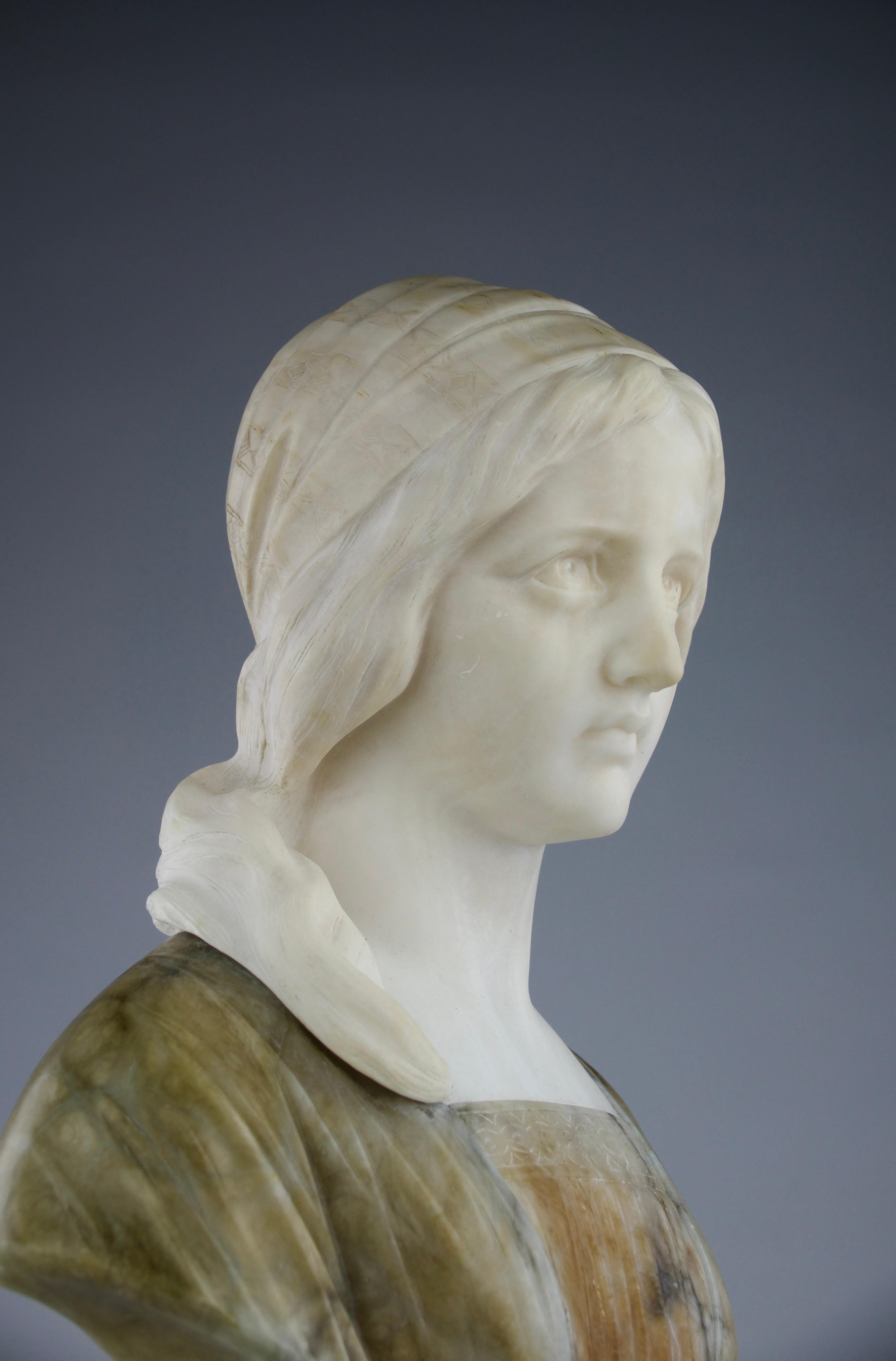 Professore Giuseppe Bessi, Marble Bust 