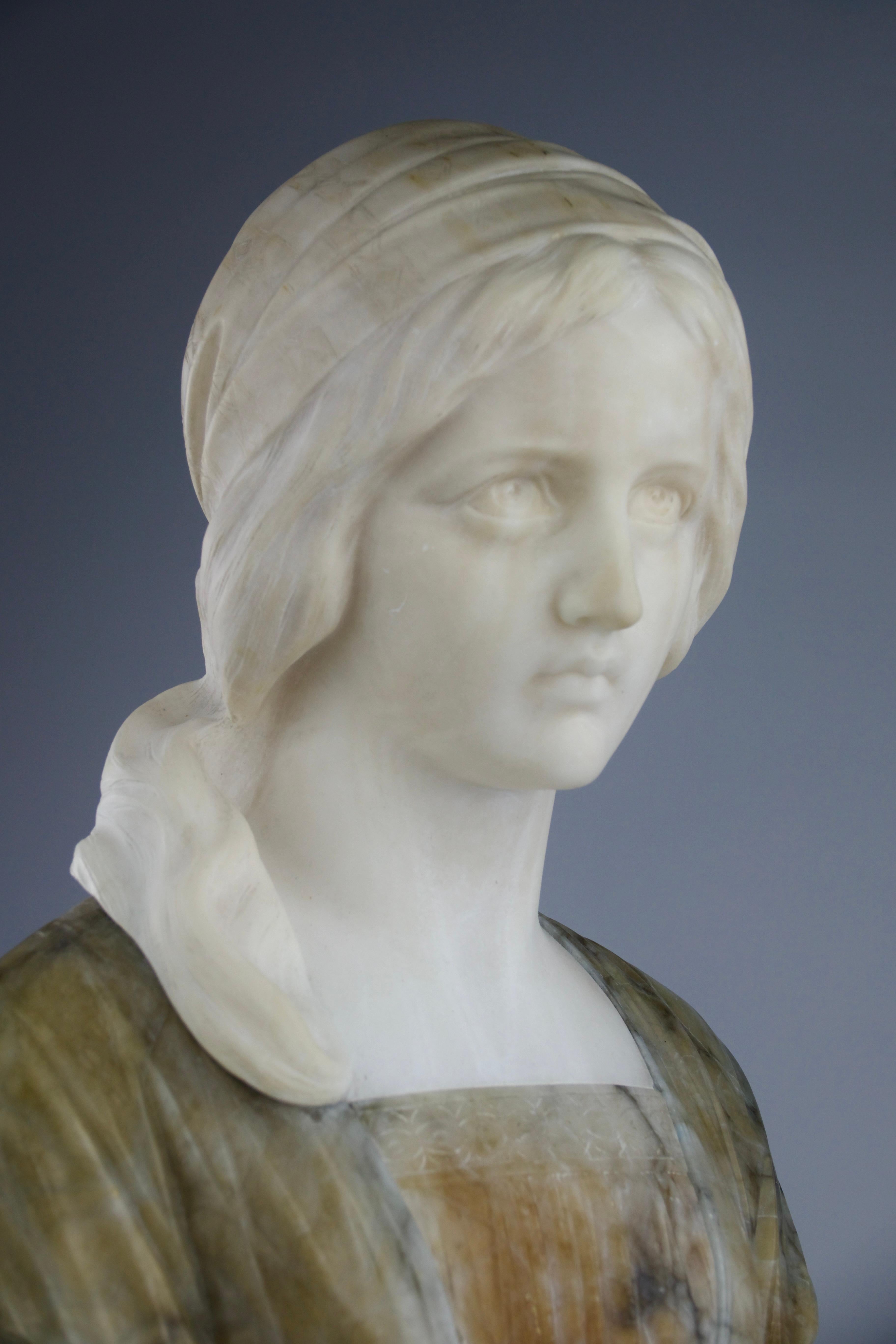 Professore Giuseppe Bessi, Marble Bust 