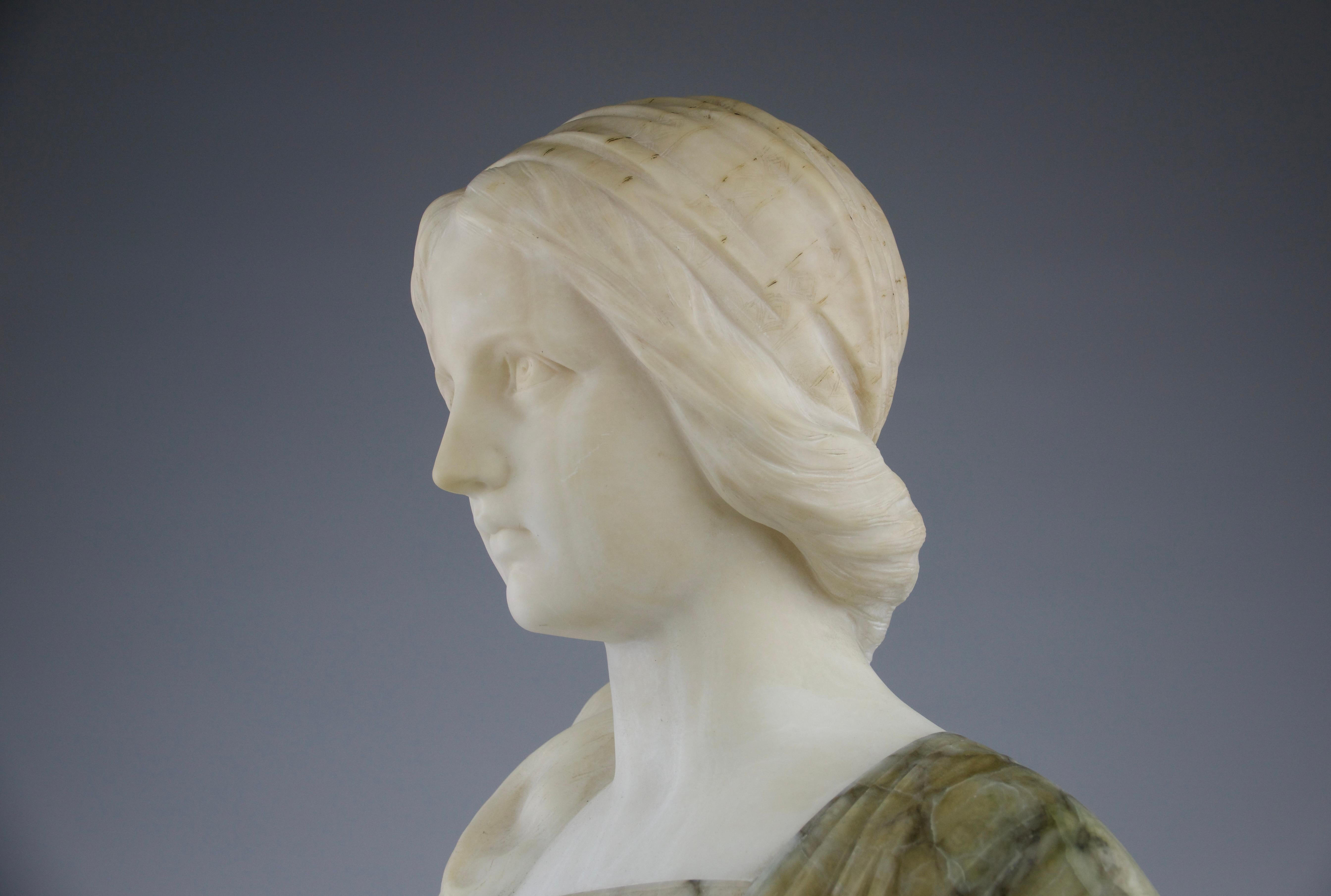 Professore Giuseppe Bessi, Marble Bust 