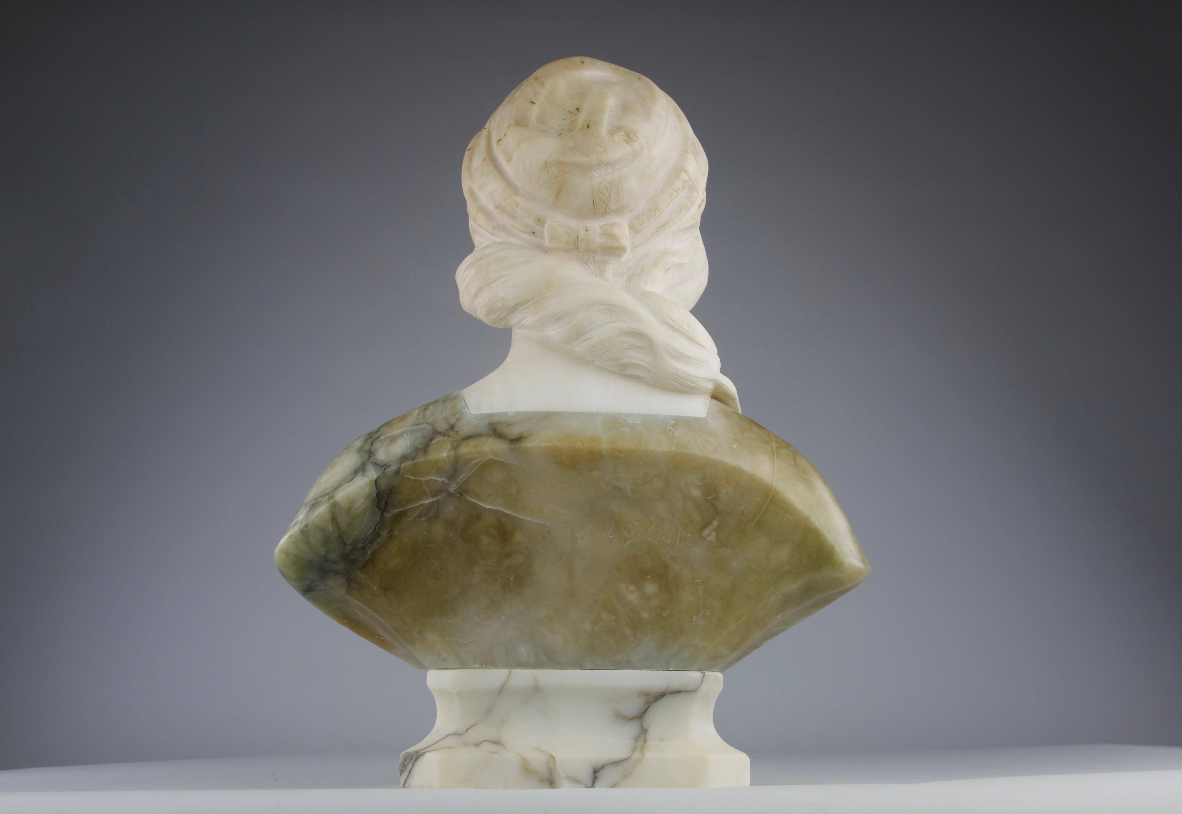 Professore Giuseppe Bessi, Marble Bust 