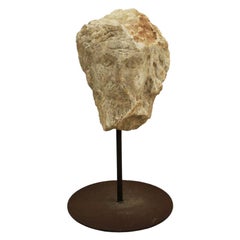 "Profeta" Mythological Stone Head Sculpture by Félix Pascua