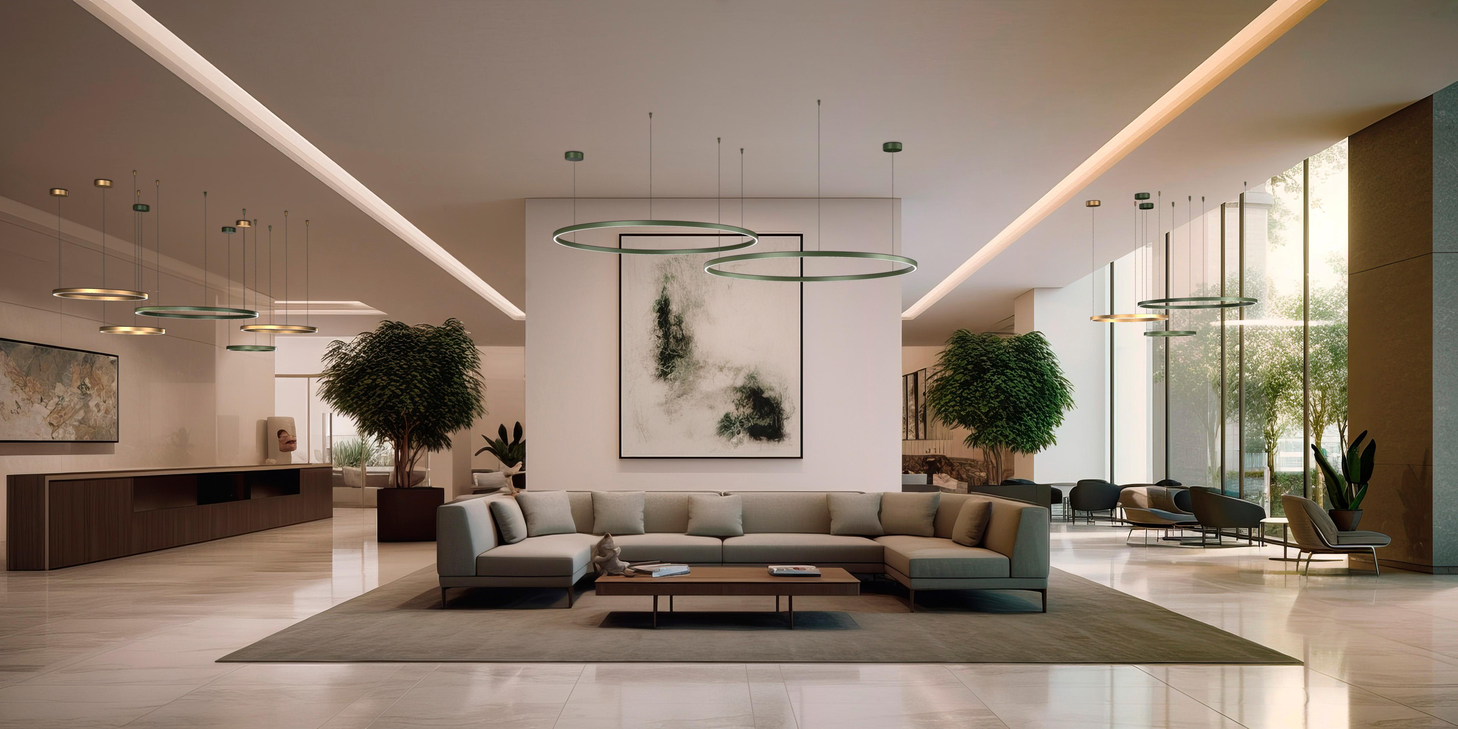 Postmoderno Lampada a sospensione Profile 60 di Euroluce Lampadari in vendita
