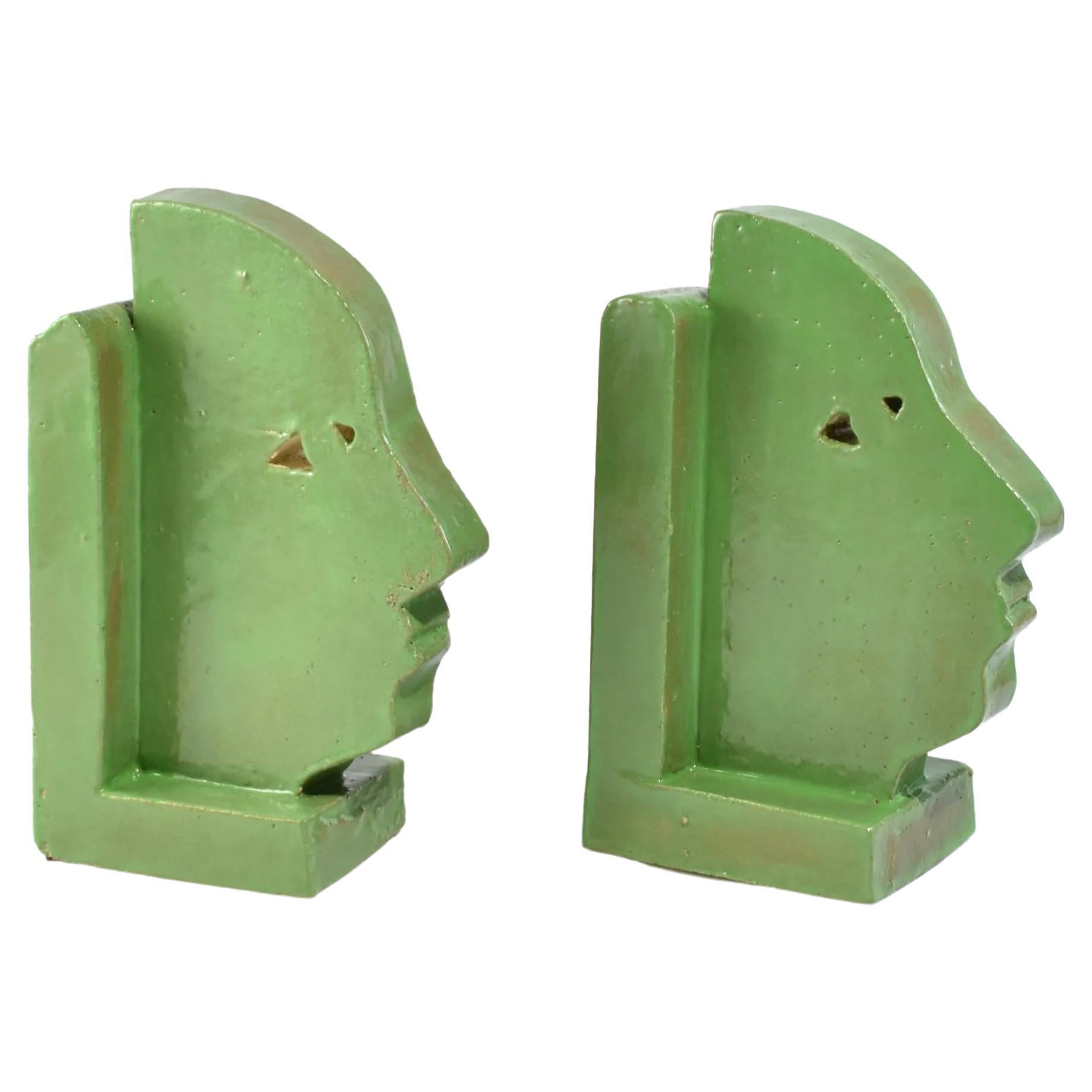 Profile Bookend in Green