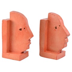 Profile Bookend in Red