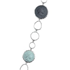 Profile of a Woman in Ancient Rome Necklace