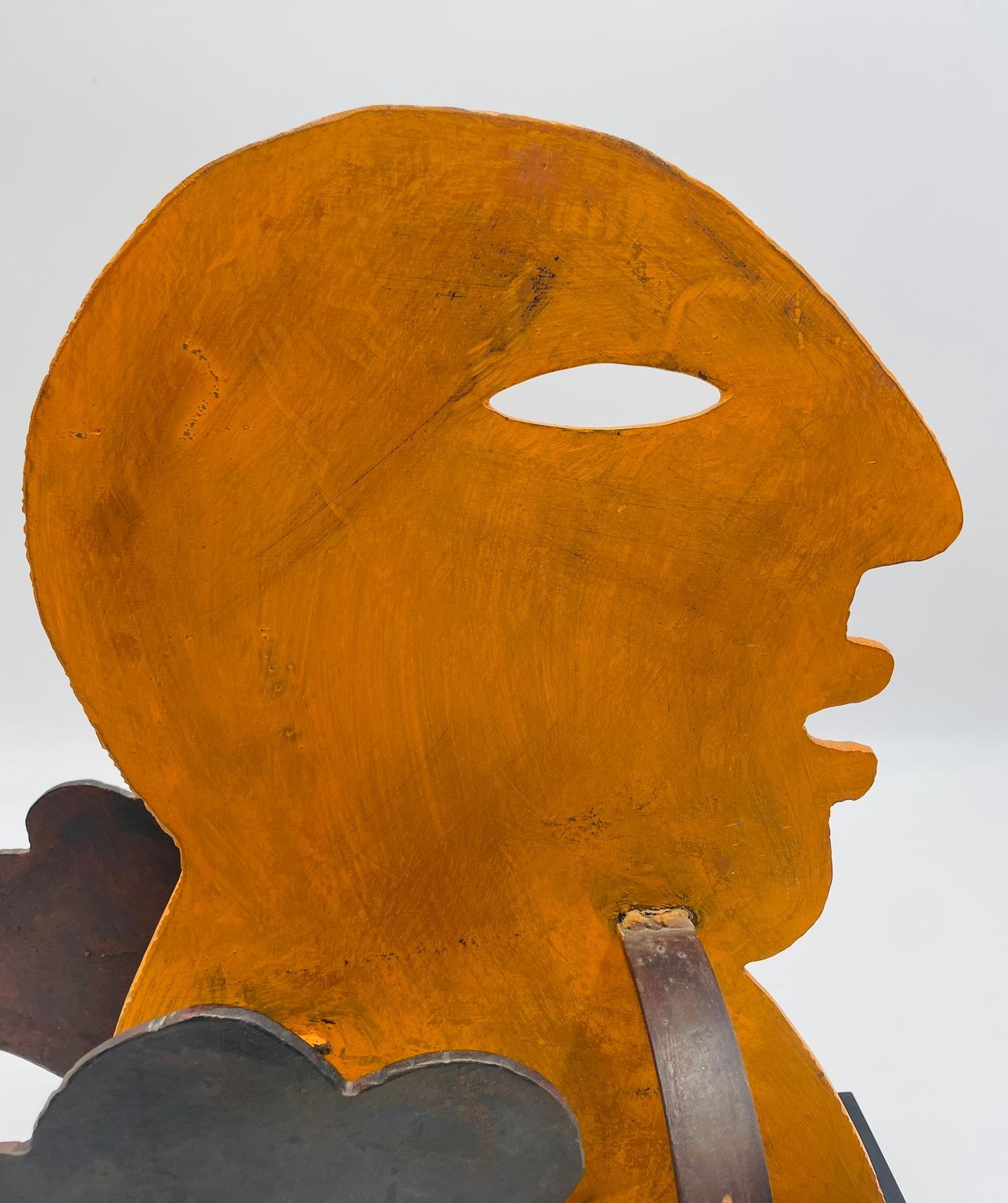 “Profile with Cloud” — Metal Sculpture by Jesús Tellosa, Mexico, 1993 For Sale 9