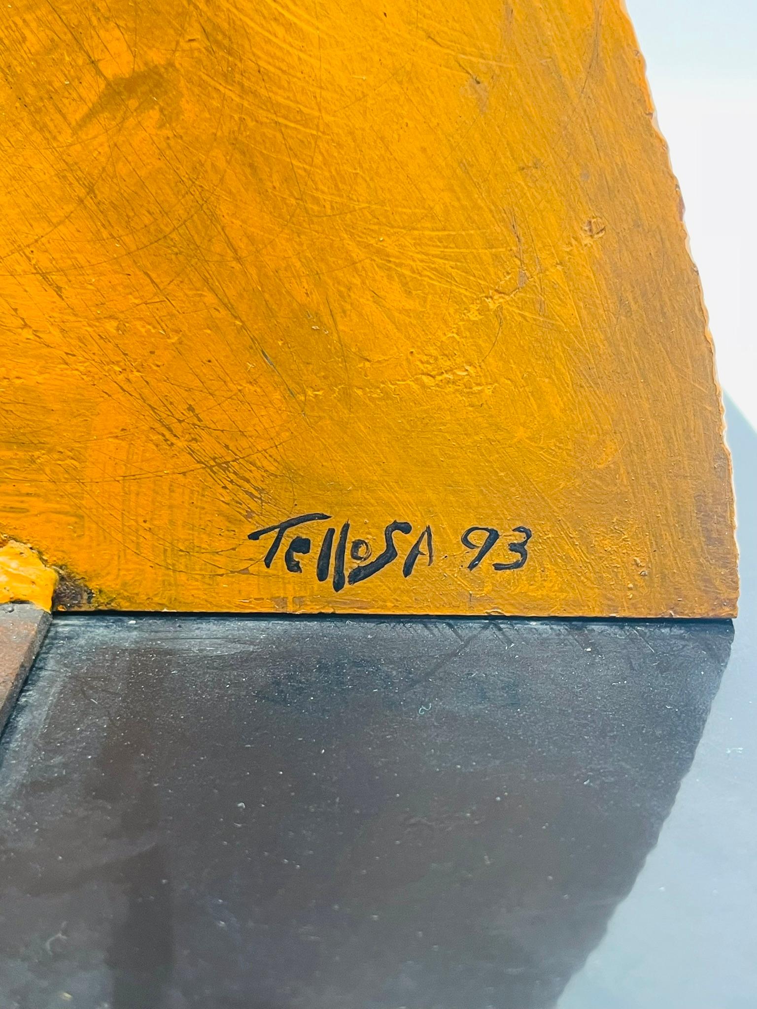 “Profile with Cloud” — Metal Sculpture by Jesús Tellosa, Mexico, 1993 For Sale 13