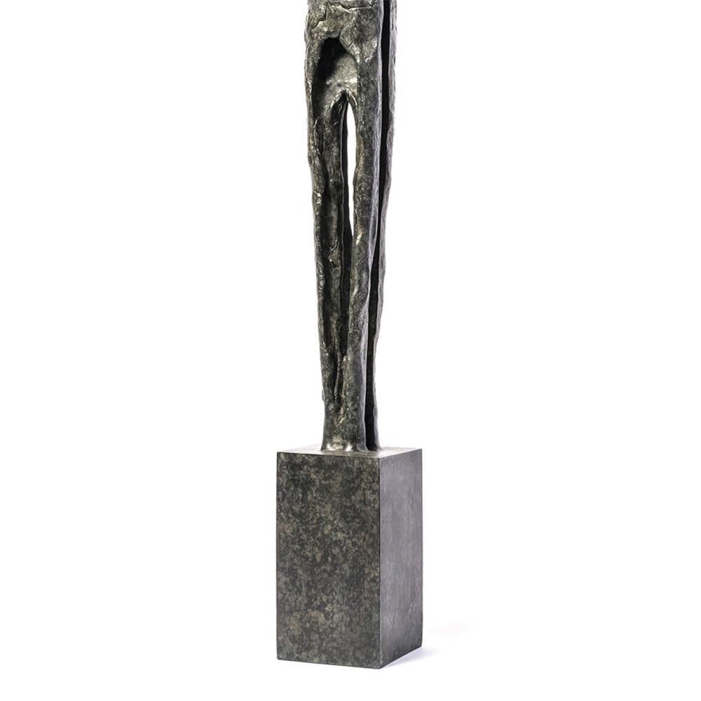Belgian Profiled Bronze Sculpture For Sale