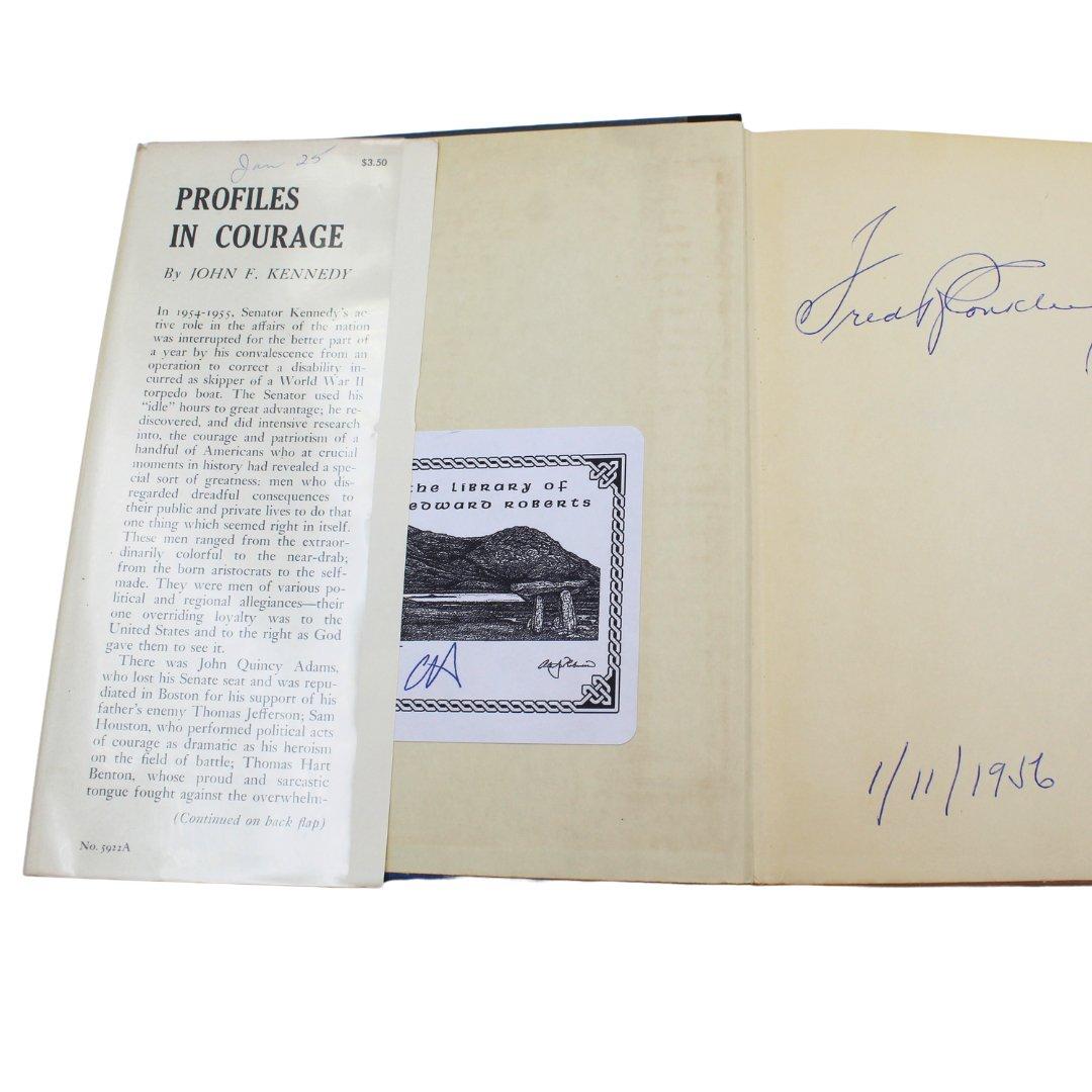 Mid-Century Modern Profiles in Courage by John F. Kennedy Jr., First Edition, in Original DJ, 1956
