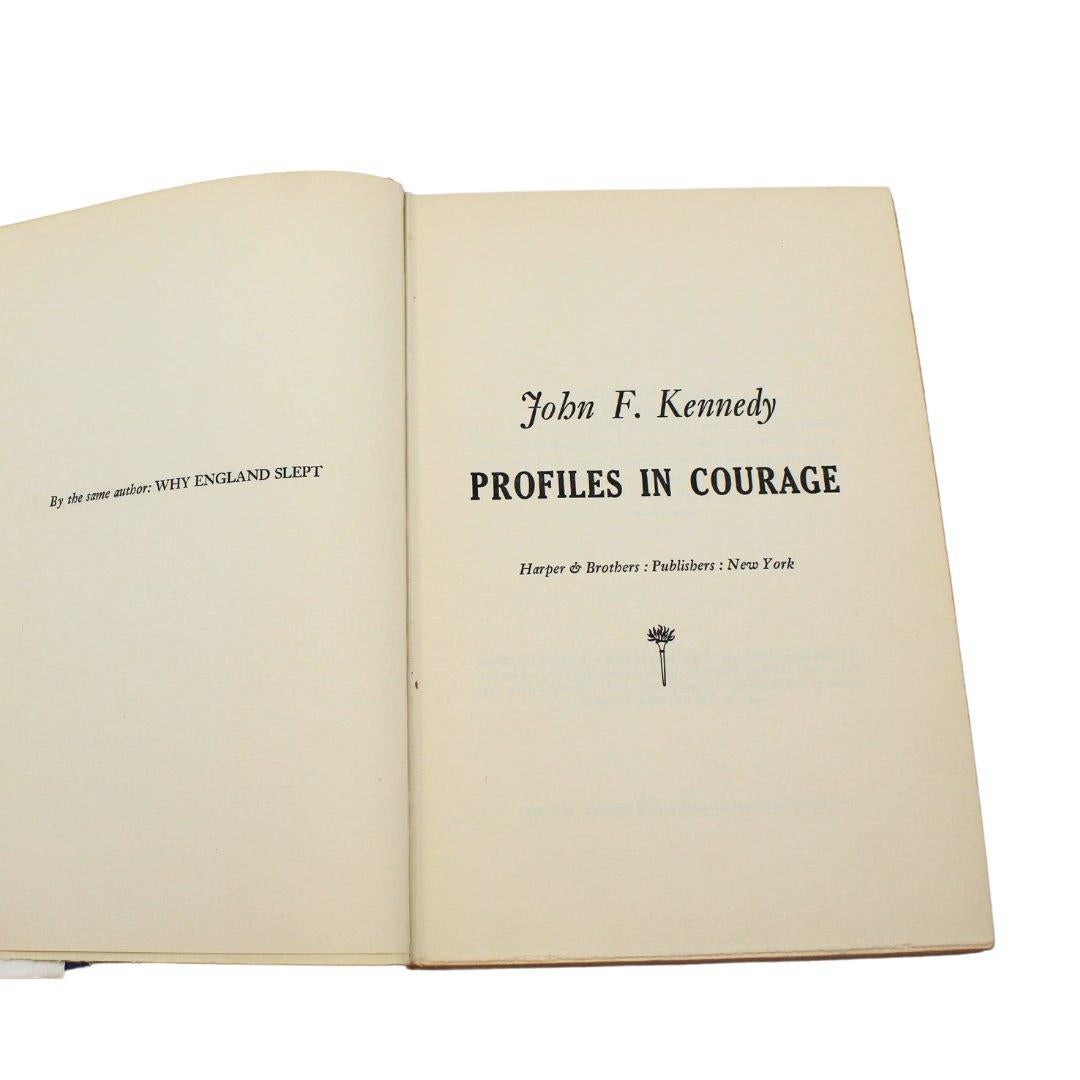 Mid-20th Century Profiles in Courage by John F. Kennedy Jr., First Edition, in Original DJ, 1956