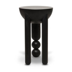 Profiterole Occasional Table, Large by Lara Bohinc in Black Wood