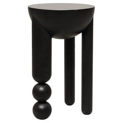 Profiterole Occasional Table, Large by Lara Bohinc in Black Wood