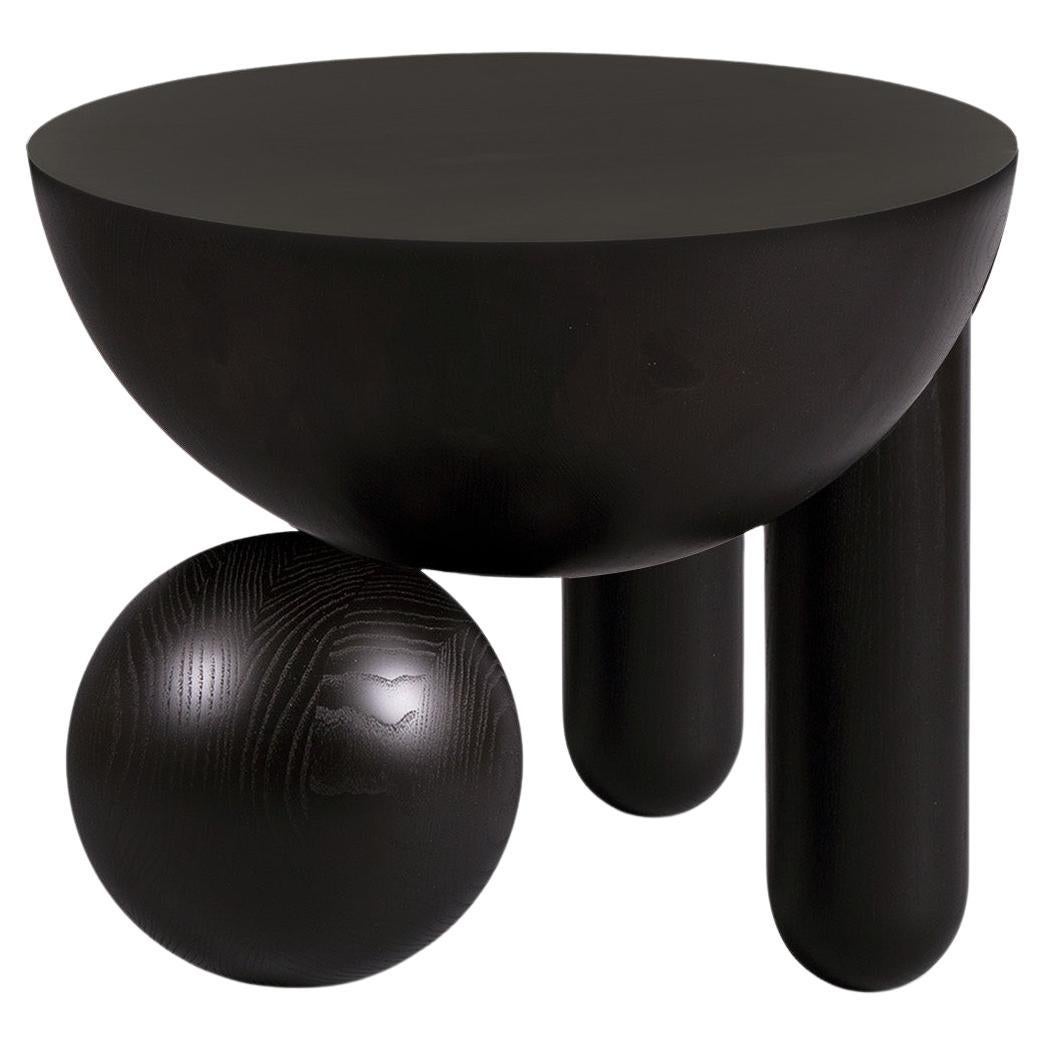Profiterole Small Coffee Table by Lara Bohinc in Black Stained Wood, in Stock