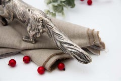 Profusely relief silver fox