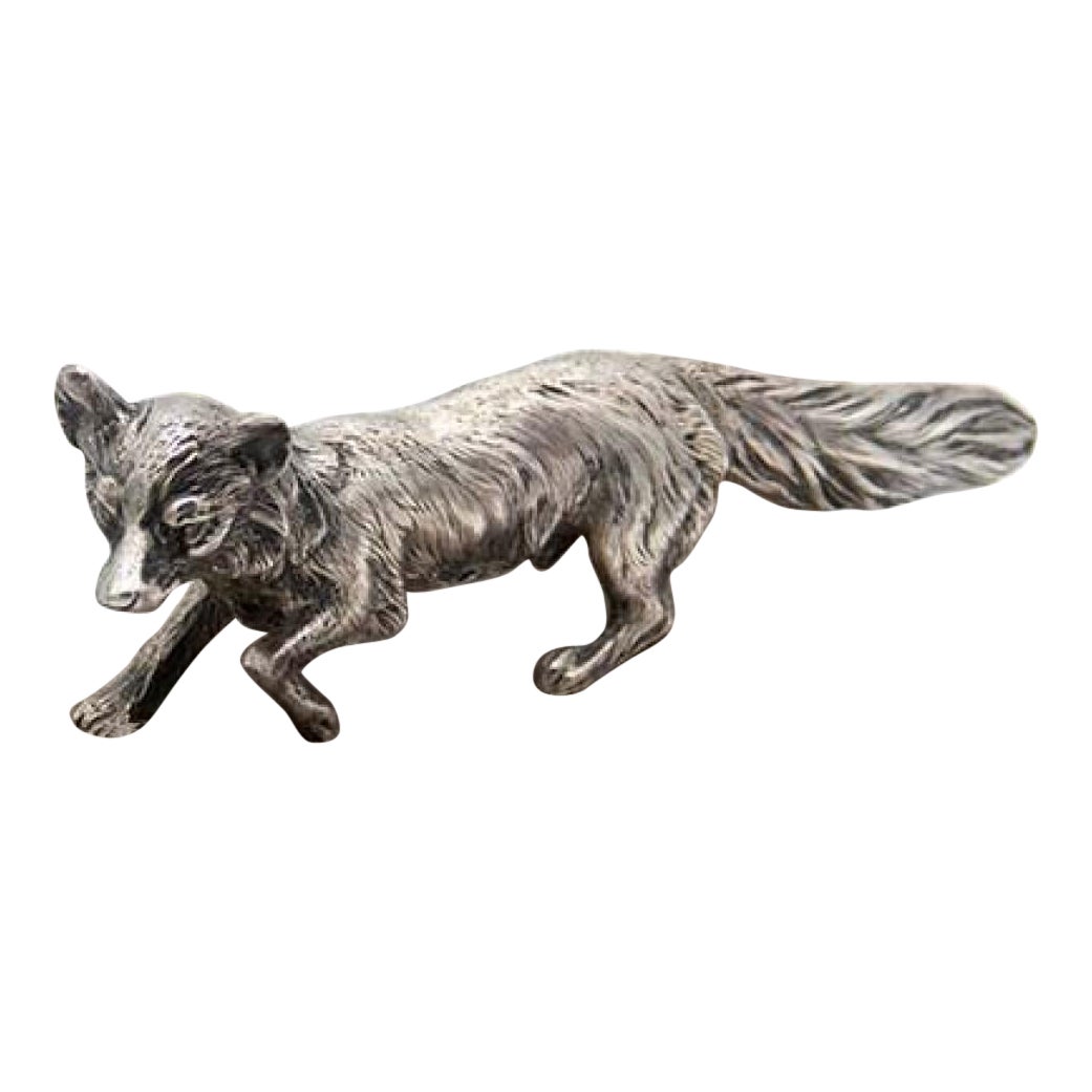 Profusely relief silver fox For Sale