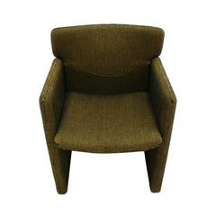 Progetti Tecno Modern Set of Four Pattern Cotton Fabric Italian Chairs