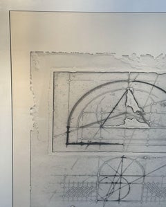 "Progetto 1" Aguafuerte de Walter Valentini, c. años 80