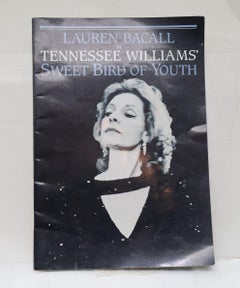 Program Autographed by Lauren Bacall