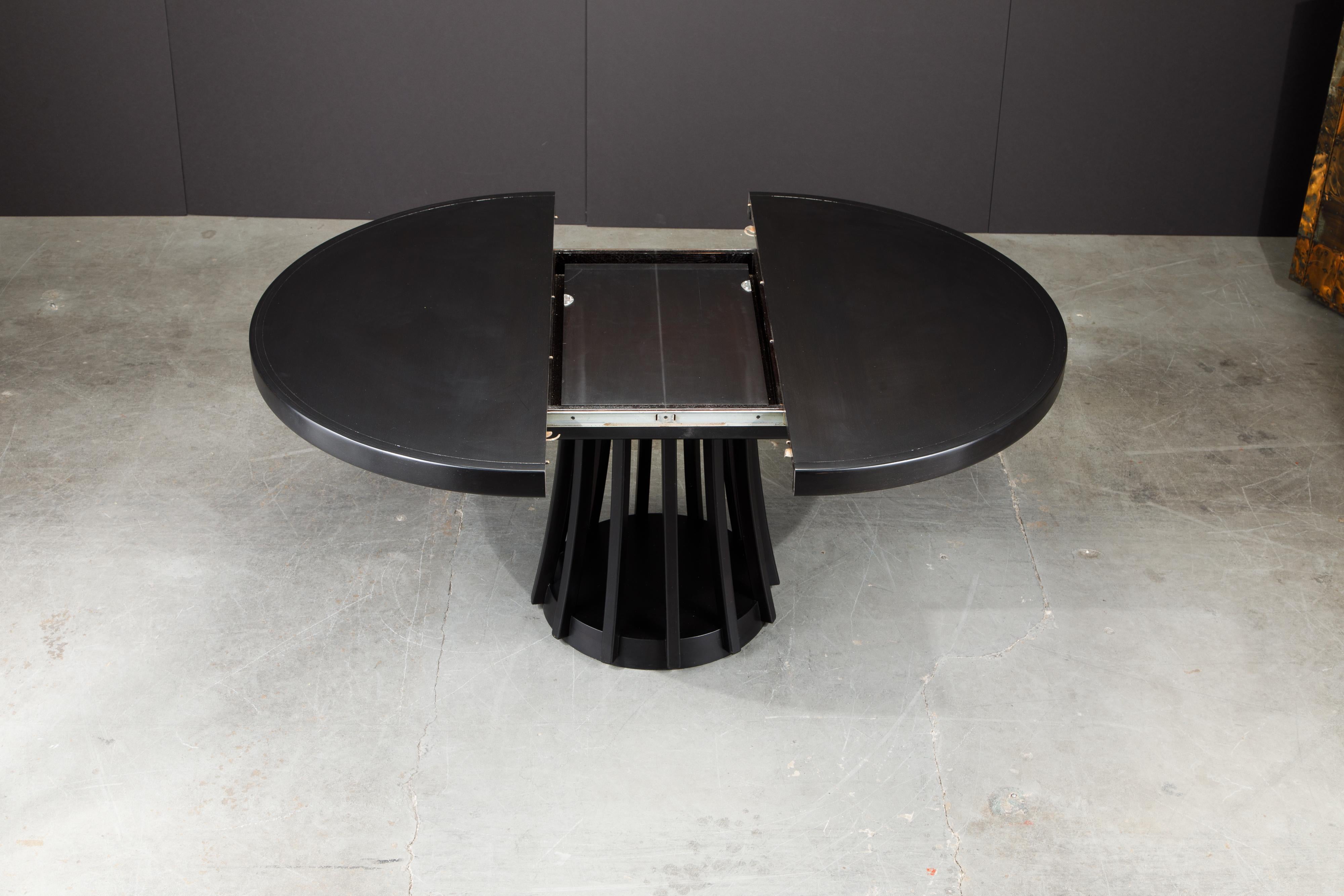 Wood 'Programma S11' Extending Dining Table by Angelo Mangiarotti, Italy, 1972