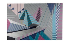 Painting "Progressive"2017 Acrylic on Canvas by Cecilia Setterdahl Geometric Art
