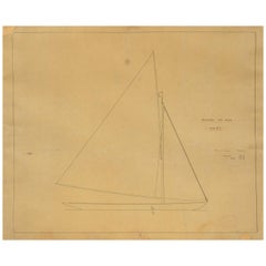Late 19th century Nautical Project by Charles Sibbick from the Uffa Fox Archives