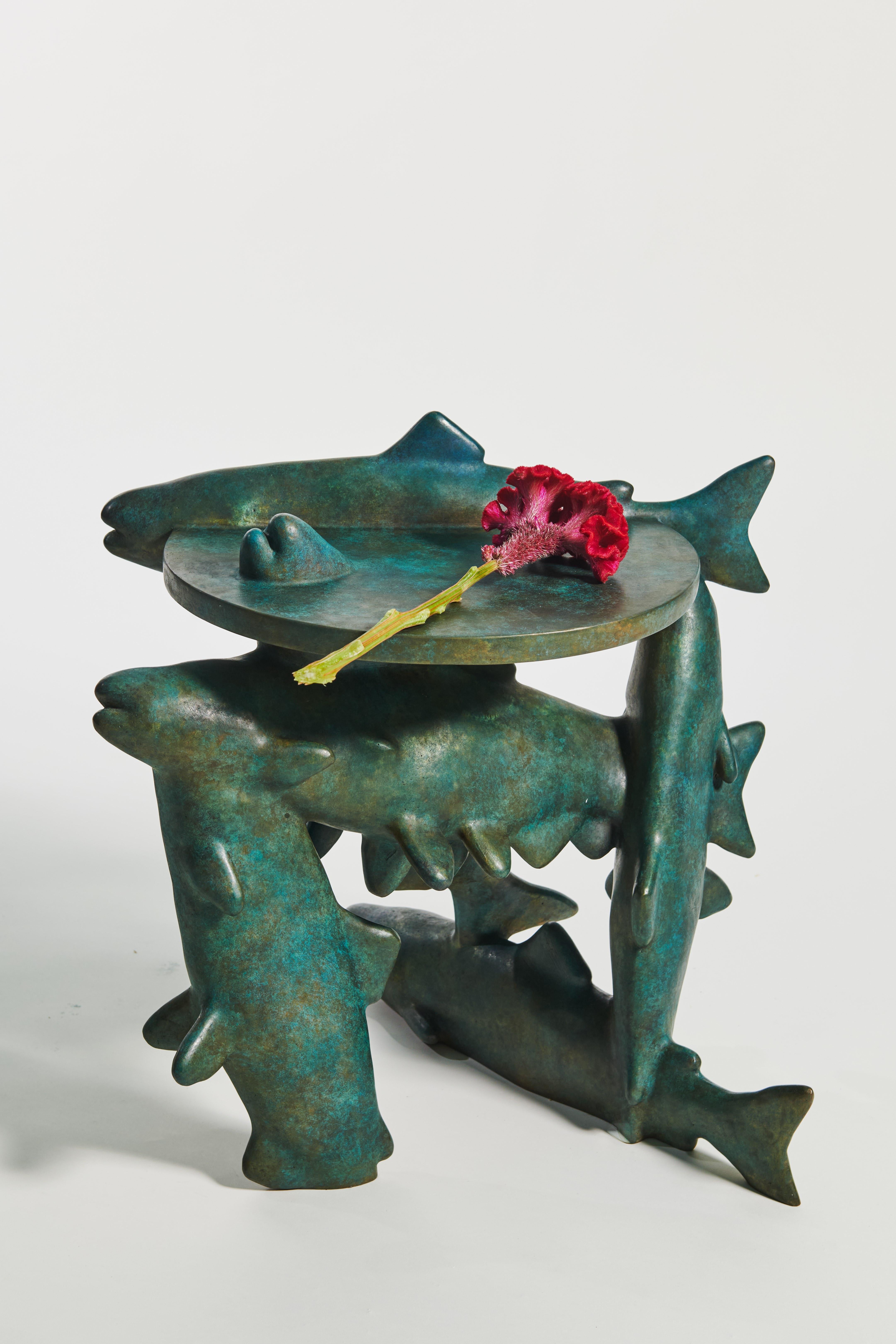 PROJECT MATERIA: Meld Fishies sculptural side table by Laurids Gallée In condizioni Nuovo in vendita a København K, DK